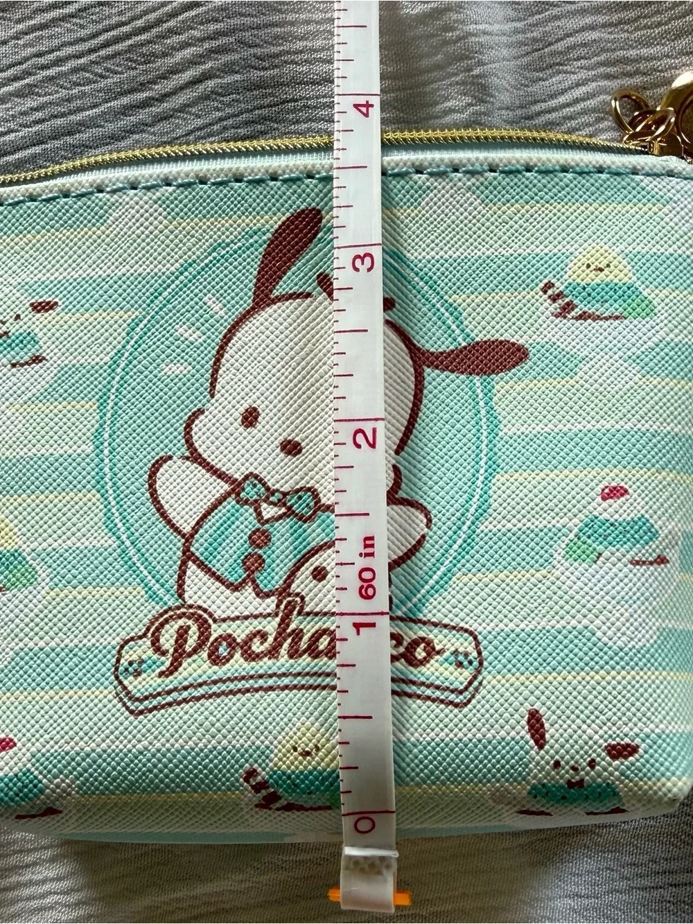 Sanrio Pochacco Mint Green and White Coin Purse - Picture 4 of 5